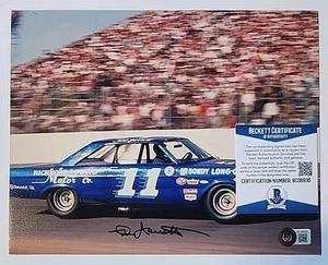 Ned Jarrett NASCAR handsigniertes signed 8x10 Foto Beckett Bas Coa #BC36935 - Bild 1 von 2