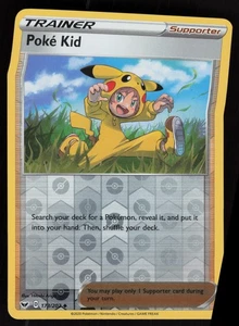Poke Kid Reverse Holo Uncommon SWSH01: Sword & Shield Base Set 173/202 NM - Picture 1 of 2