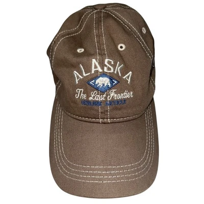 Nuevo con etiquetas Sombrero Unisex Prairie Mountain Alaska The Last Frontier Mocha Azul Foto 1 de 4