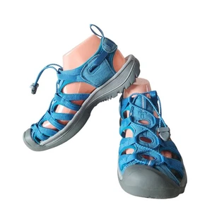 Neu ohne Etikett Keen Whisper Damenschuhe Größe 10 blau wasserdicht Trail Wandern Sandalen - Bild 1 von 11