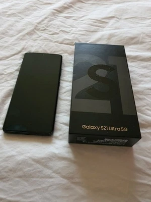 Samsung Galaxy S21 Ultra 5G SM-G998B/DS - 128GB - Phantom Black (Ohne... - Bild 1 von 4