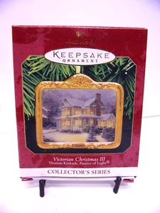 Nos 1999 Markenzeichen Thomas Kinkade viktorianisches Weihnachten III # 3 in Serie - Bild 1 von 1
