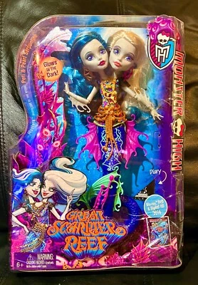 Mattel*Muñeca Monster High Great Scarrier Reef Twins Peri & Pearl Serpentine 2015* Foto 1 de 4