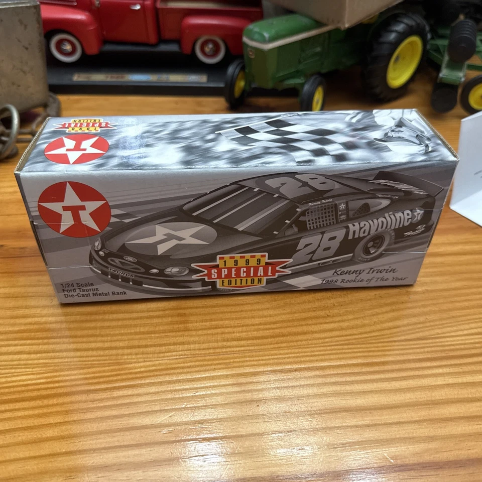 Kenny Irvin #28 1999 ERTL TEXACO BANCO DE ACEITE NASCAR Diecast Ford Taurus Foto 1 de 2