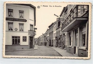 Belgique - FLEURUS (Hainaut) Rue de Bruxelles - Banque de Bruxelles - Picture 1 of 2