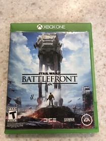 STAR WARS BATTLEFRONT XBOX ONE S X-BOX 1 GAME AND CASE COMPLETE NES HQ
