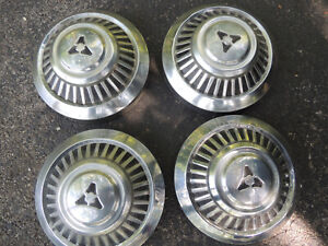 1972-1978 Dodge D200 3/4 Ton Hubcaps Stainless Steel