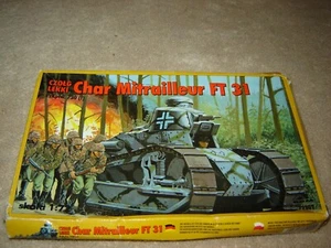 RPM Model kit 72202 Czolg Lekki Char Mitrailleur FT 31 Factory Sealed 1/72 kit - Picture 1 of 6