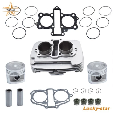 Conjunto de cilindro de motor para Honda Rebel 250 CMX250 junta de pistón de repuesto Foto 1 de 4