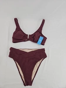 Bikini Badeanzug 2 ріесе Größe М Farbe hell weinrot - Bild 1 von 13