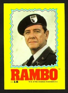 RAMBO FIRST BLOOD PART II STICKER CARD 18 - Bild 1 von 3