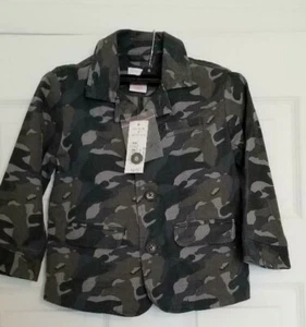 NWTS! Kids Toddler Joe Fresh Camouflage 100% Cotton Jacket/Blazer Size 3 - Picture 1 of 4