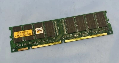 128MB Hyundai HYM7V651601-ATFG-10S PC100 100MHz 168-Pin SDRAM Computer Memory - Image 1 of 3