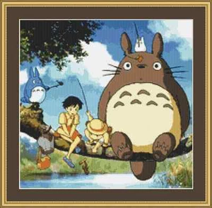 Totoro Cross Stitch Kit - Picture 1 of 2