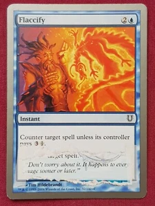 Magic The Gathering UNHINGED FLACCIFY blue card MTG - Picture 1 of 2