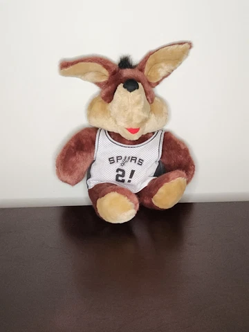 NBA San Antonio Spurs Coyote 2! Mascot Stuffed Animal 13” w/Jersey Curto Toy.S10 Cover