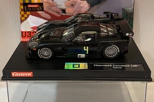 SLOT CAR CARRERA EXCLUSIV 20204 CHEVROLET CORVETTE C6R #4 TEST CAR 1/24 - Bild 1 von 8