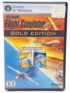 Microsoft Flight Simulator X: Gold Edition (PC DVD 2006) CIB & Tested - Picture 1 of 5