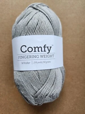 Knit Picks COMFY Fingering weight 1 skein of color WHISKER pima cotton & acrylic - Image 1 of 3