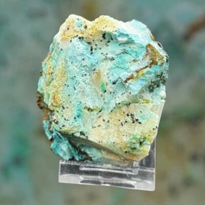 CRISOCOLA - Mina La Delfina, Solis Asturias SPAIN MINERAL 8x6x3cms K13 - Imagen 1 de 5