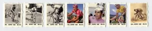 LOT #008257 MAJOR TAYLOR MARCO PANTANI EDDY MERCKX Gumball CYCLING Cards x7 - Picture 1 of 1