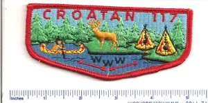 CROATAN  LODGE 117  S1b  FLAP  NORTH CAROLINA  OA BSA  MINT - Picture 1 of 1