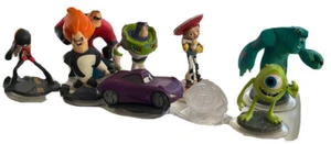 Lot Of 9 DISNEY INFINITY Pixar Figures Toy Story Cars Monsters Incredibles Etc - Picture 1 of 10