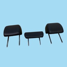 Rear Seat Headrest Head Rest Set Black OEM 09-12 Audi A4 Sedan