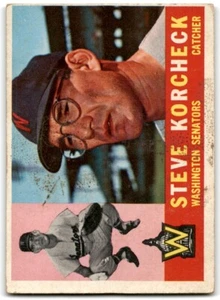 1960 TOPPS STEVE KORCHECK WASHINGTON SENATORS #56 - Picture 1 of 2