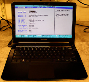 Samsung 900X Notebook For Parts Bios 120GB HDD Wiped 4GB Ram i5-2467M@1.6GHz CPU