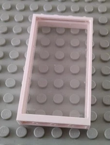 LEGO White 1x4x6 Window Frame with Clear Glass - Picture 1 of 1