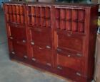 1890s-1920s Vintage Antique Store Tobacco Display Cabinet / Humidor