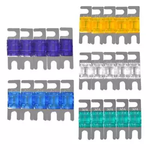 5pcs Mini ANL Fuses 32V 30/40/60/80/100A AFS Mini ANL Fuses for Car Stereo Audio - Picture 1 of 27