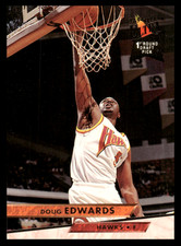1993 Fleer Ultra Doug Edwards #201 Atlanta Hawks Basketball Draft Pick Rookie