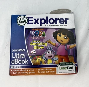 LeapFrog LeapPad Explorer Dora The Explorer Dora's Amazing Show damage box - Picture 1 of 4