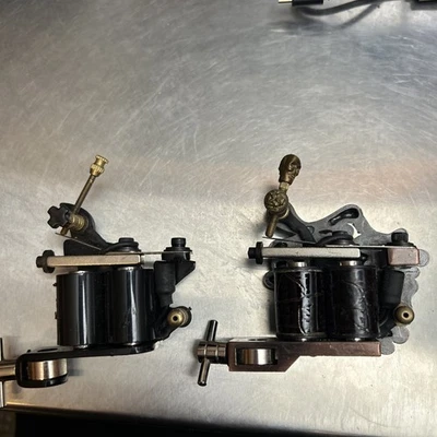 ¿Máquinas de bobina de tatuaje sin marca de colección? - Lote DE 2 Foto 1 de 4