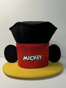 NWT Disney Parks Mickey Mouse Top Hat Adult Collectors Hat RARE - Picture 1 of 7