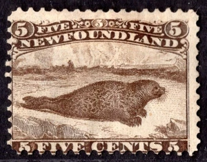 CANADA NEWFOUNDLAND 1865 SCOTT #25 MINT NO GUM C.V. $750 - Picture 1 of 2