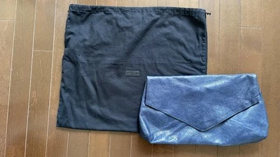 Bolso sin asas Dries Van Noten para mujer azul oscuro 43x24x6 cm belga alta moda lujo Foto 1 de 4