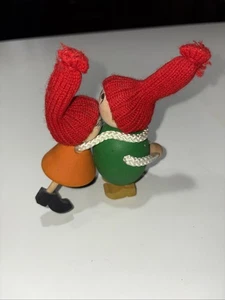 Vintage Original LJUNGSTROMS BUTTICKI Sweden TOMTE Santa Couple #7774 - Picture 1 of 4