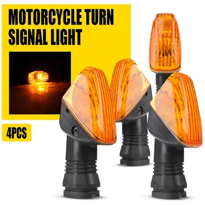 4 luces intermitentes delanteras ámbar señales de giro para Kawasaki Ninja Zx-10R 2008-2017 Foto 1 de 4