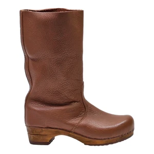 SANITA High Boots Brown Leather Womens UK 6 - Imagen 1 de 6
