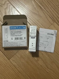 Leviton LB115-DS 15A 1-PoleSMART Plug-On AFCI/GFCI Branch Circuit Breaker 5 PACK - Picture 1 of 4