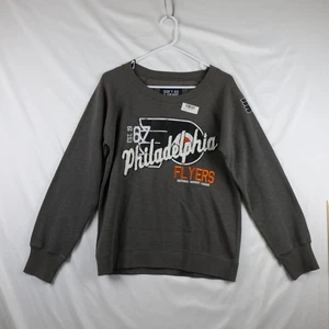 Philadelphia Flyers Sudadera Mujer Gris Medio NHL Hockey Cuello Redondo Pullover - Imagen 1 de 8