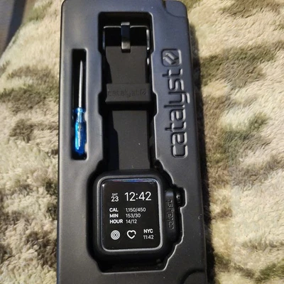 Apple Watch Series 1, Waterproof Catalyst Case, 42mm, Fits # One Only no box - Image 1 of 2