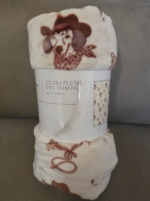 Dachshund Dog Lover Throw Blanket Cowboy Jessica Simpson - Image 1 of 3