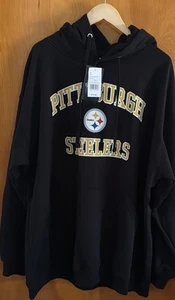 Pittsburgh Steelers Sweatshirt Mens 3X Fanatics - Picture 1 of 3
