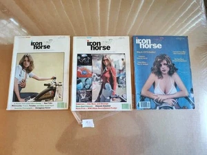 (3) 1979 Iron Horse Easy Riders W/ Vol. 1 Issue 1, Vol. Issue 2 & Vol. 1 Issue 4 - Picture 1 of 24