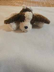 Russ 5” Tanner Puppy Dog Plush Lovey Stuffed Animal Brown White HTF Fast Ship - Picture 1 of 4