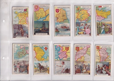 PLAYER'S - COUNTIES & THEIR INDUSTRIES (NOS.) - FULL SET IN SLEEVES - 1915 - Image 1 of 2